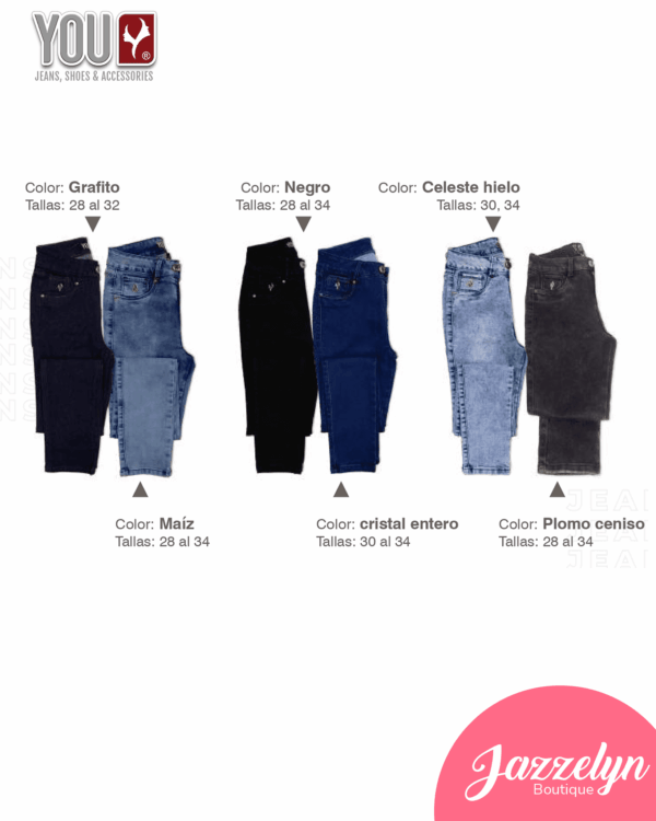 Pantalón You2 1 botón - bolsillo