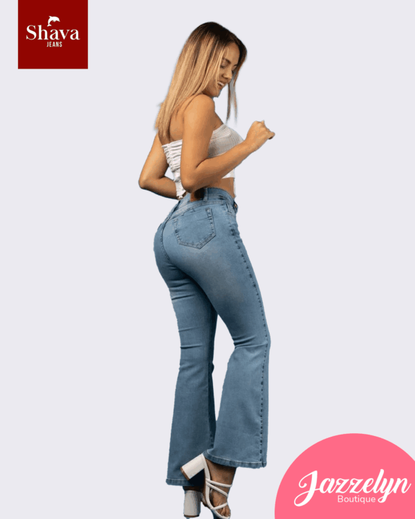 Pantalón Flared Jean Emilia