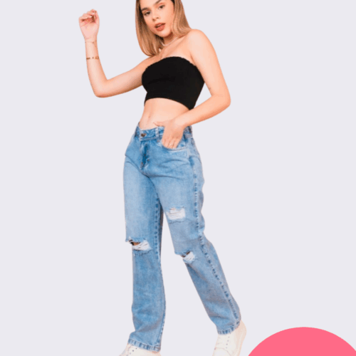 Pantalón Baggy Rasgado