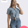 Camisa Jeans Ivanana Celeste