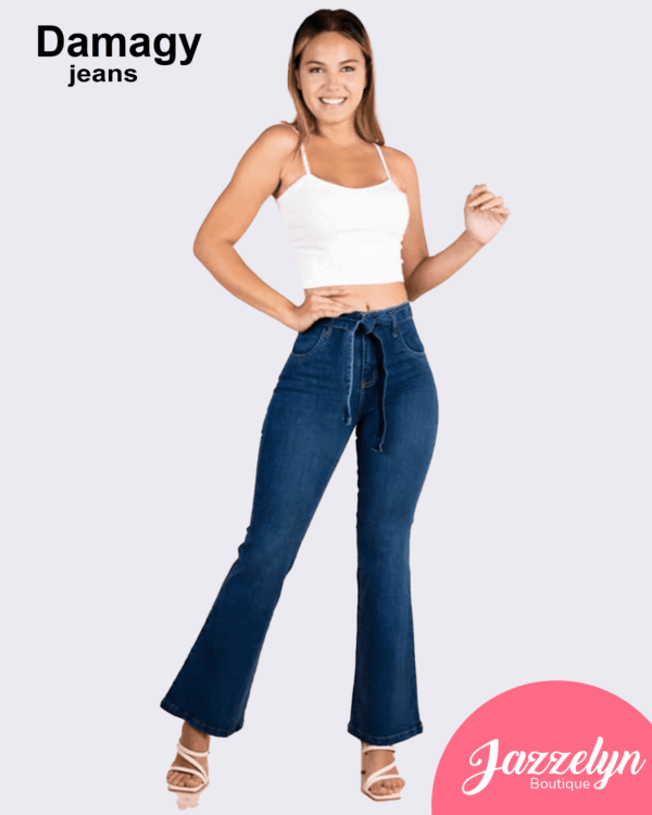 Pantalón Flare Jeans Damagy