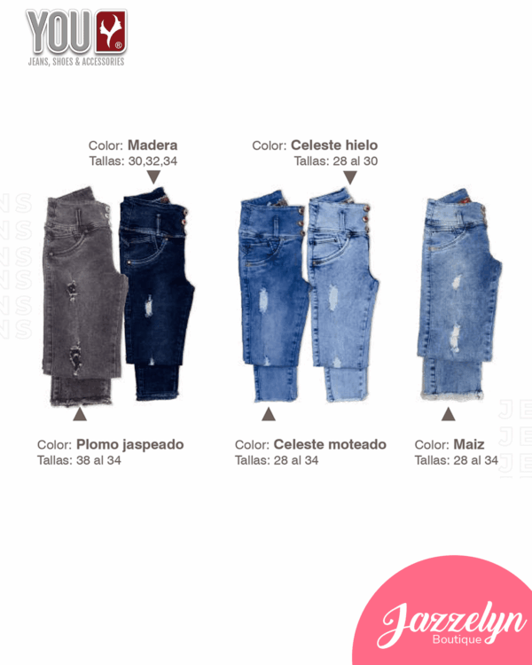 Pantalón Tobillero2 - 3 botones - rasgado